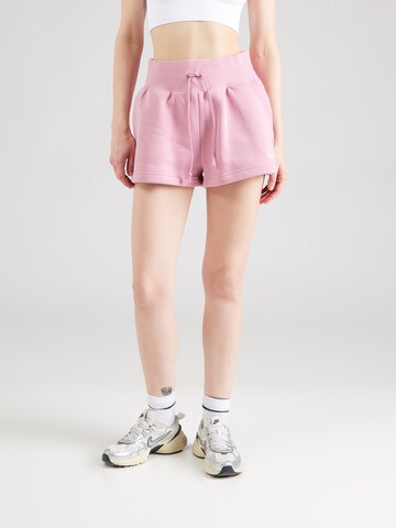 Nike Sportswear Loose fit Trousers 'Phoenix' in Pink: front