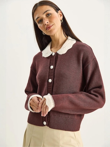 Bianco Lucci - Casaco de malha em vermelho