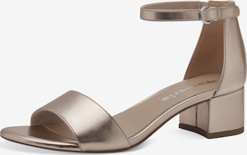 Tamaris Sandaler med rem i guld: forside