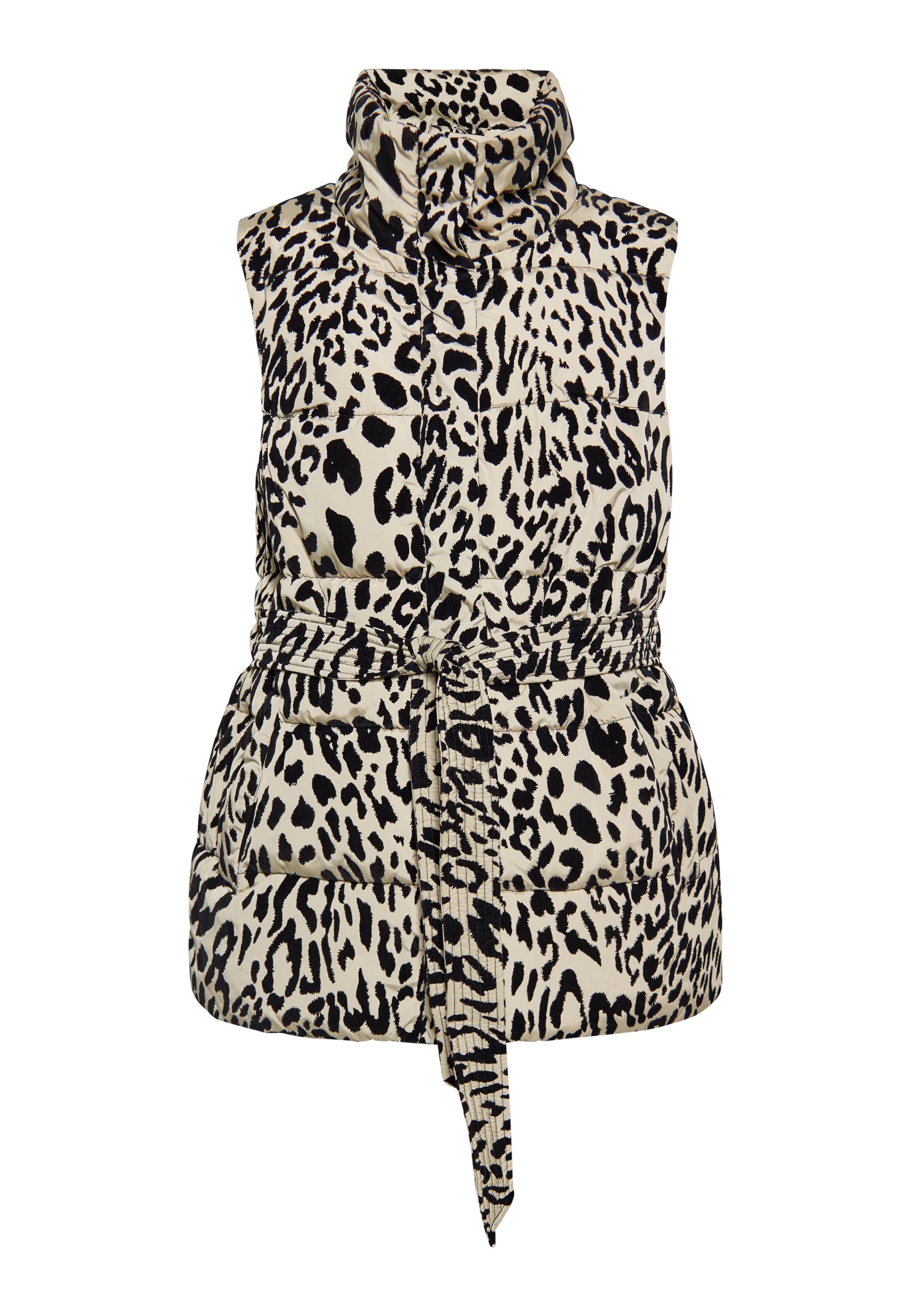 Vestă de la faina pe bej: față