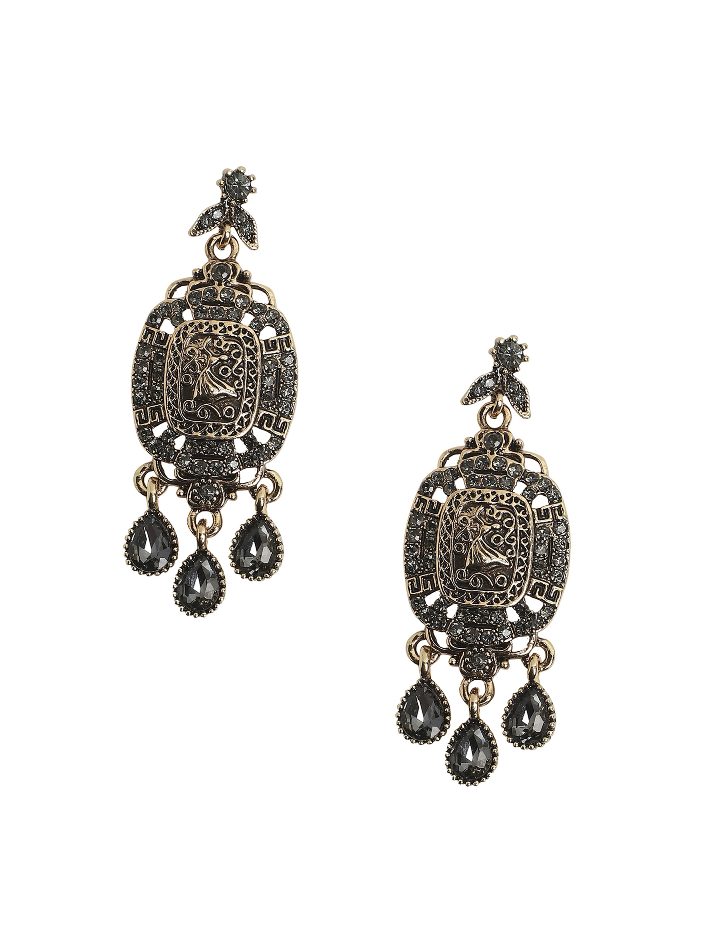 SOHI Fülbevalók ' Kaylyn ' - arany: elől