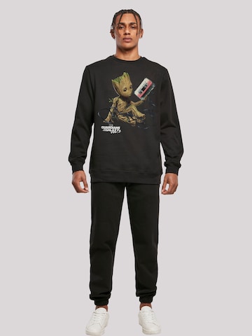 Sweat-shirt 'Marvel Guardians Of The Galaxy Vol2 Groot Tape' F4NT4STIC en noir