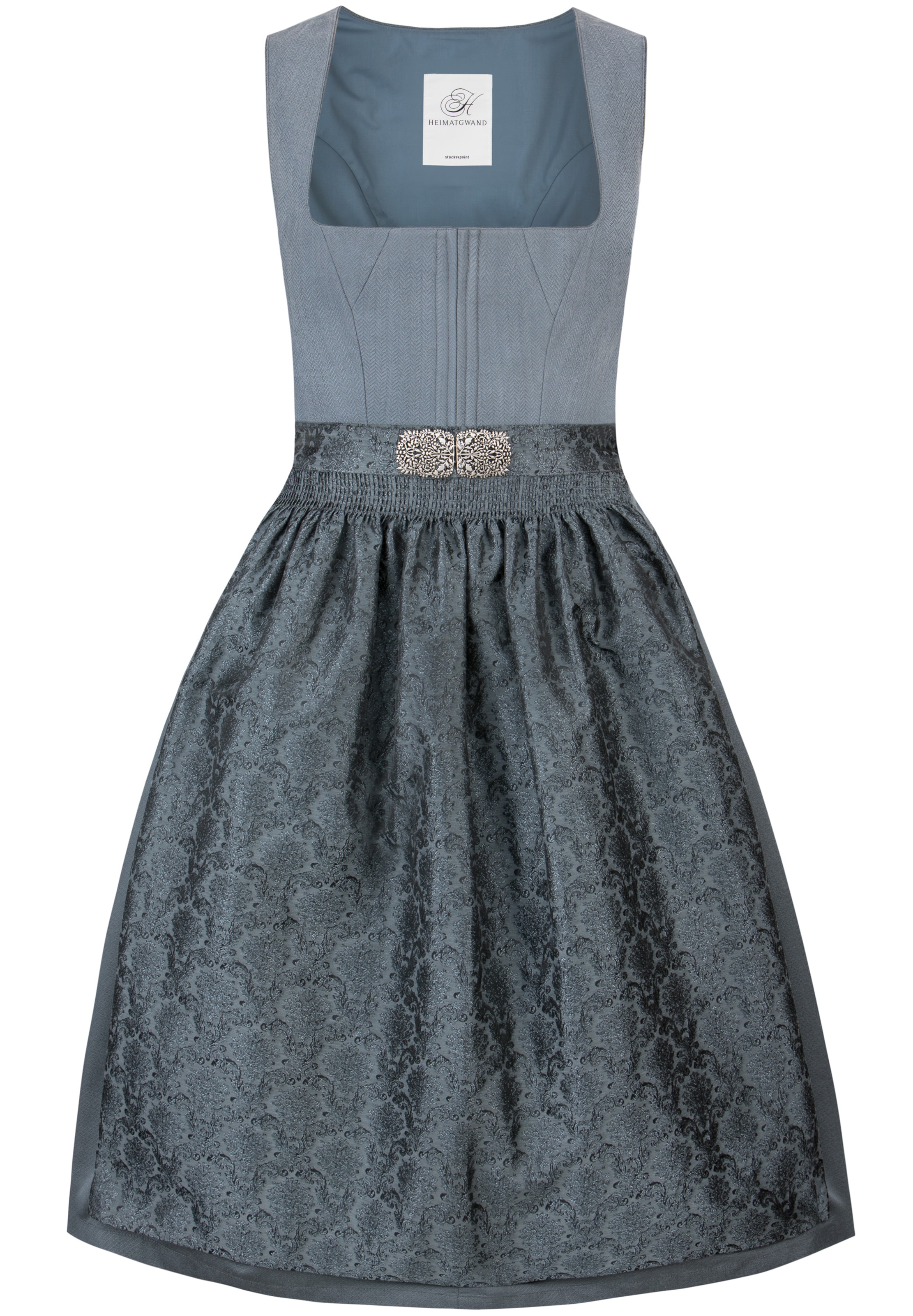 STOCKERPOINT Dirndl 'Aurelia' in Blau: Vorderseite
