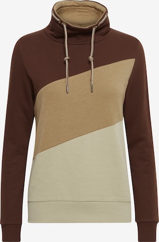 Oxmo Sweater 'Agda' in Brown: front