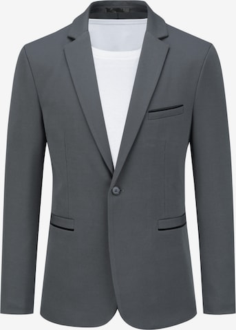 Youthup Suit Jacket in Grey: front
