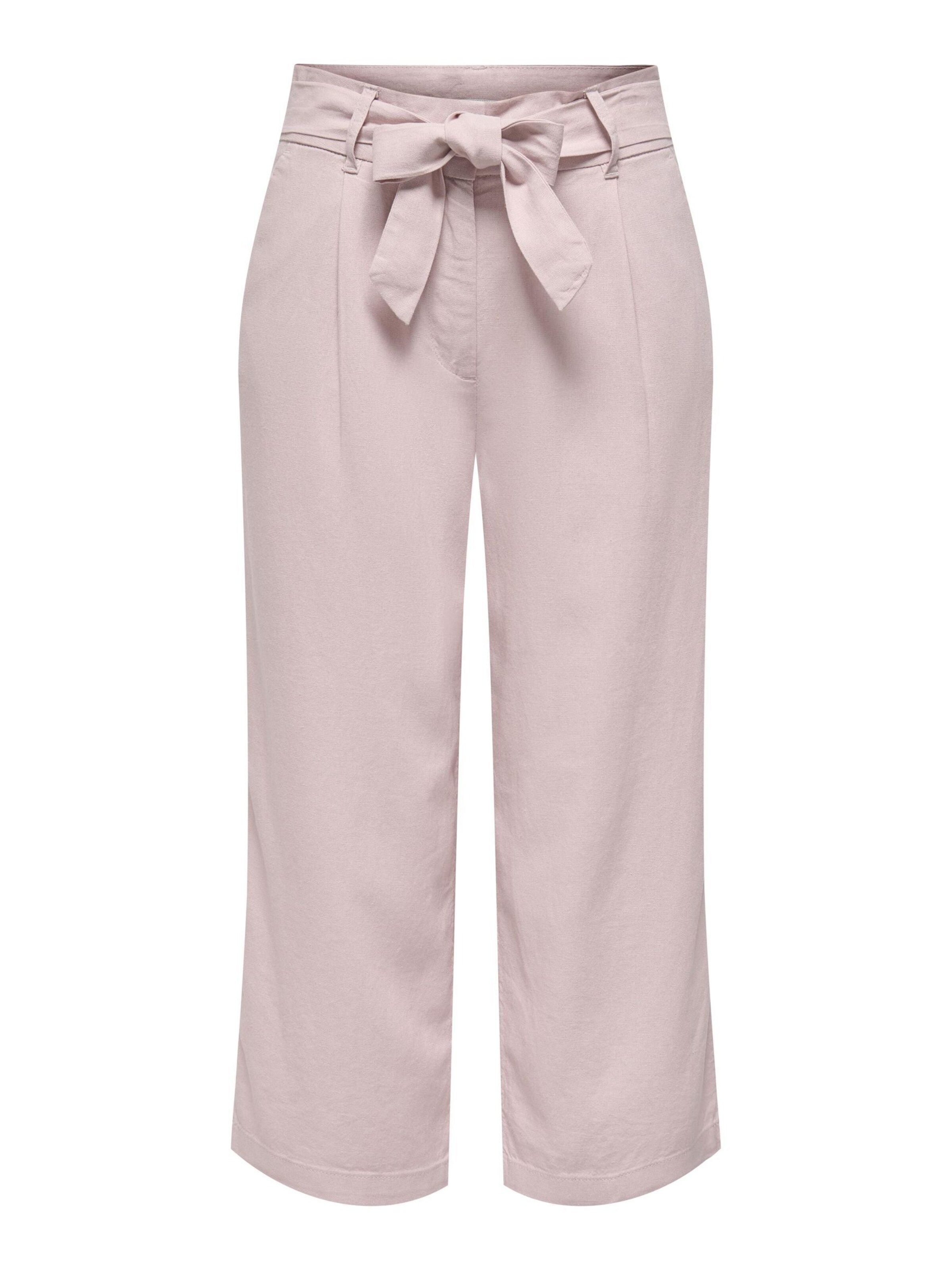 ONLY Свободный крой Брюки со складками 'ONLCaro' в Лиловый: спереди