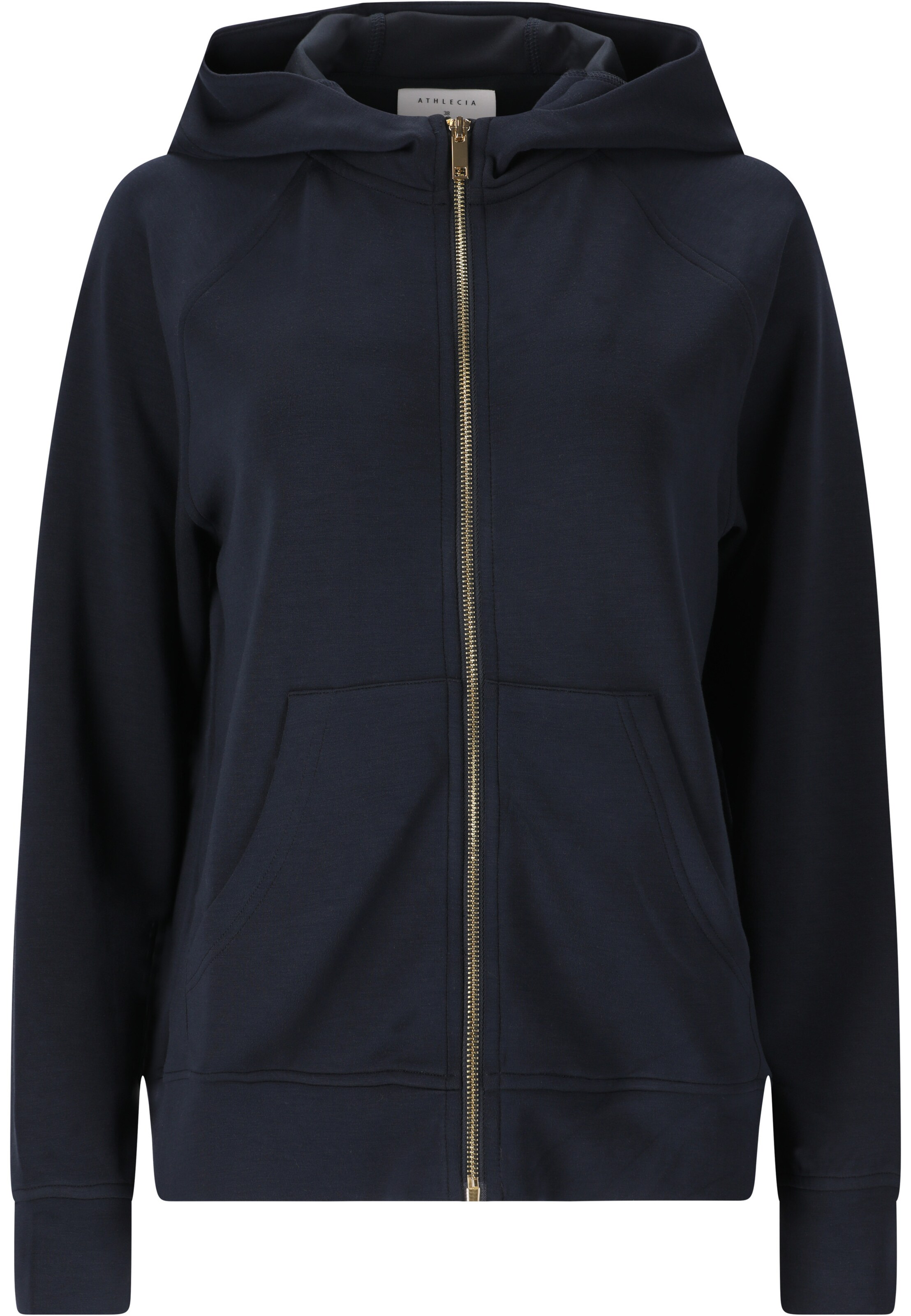 Athlecia Sportief sweatvest 'Jacey' in Blauw: voorkant