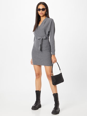 VERO MODA Knitted dress 'SUNNA' in Grey