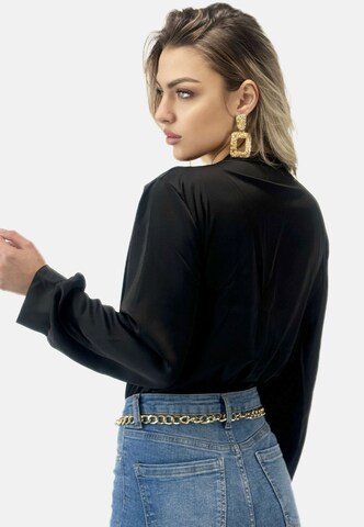 Elara Blouse bodysuit in Black