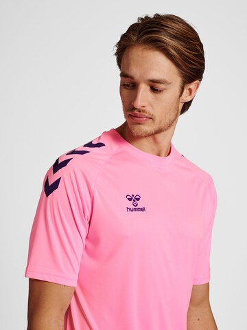 T-Shirt fonctionnel 'Poly' Hummel en rose