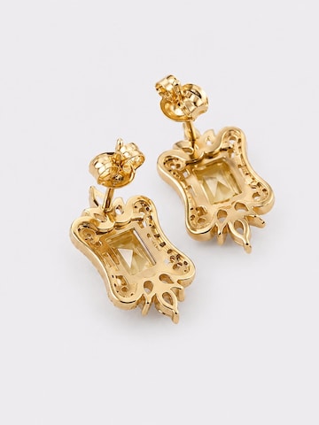 LanLiviaNaušnice 'Citrine Royal Style Ear Studs' - žuta boja