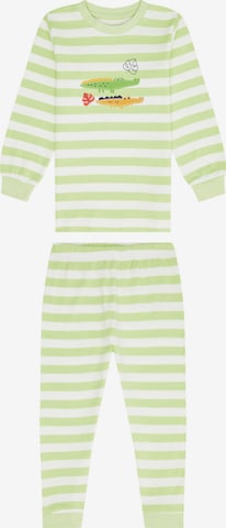 Sense Organics Pajamas 'JOHN' in Green: front