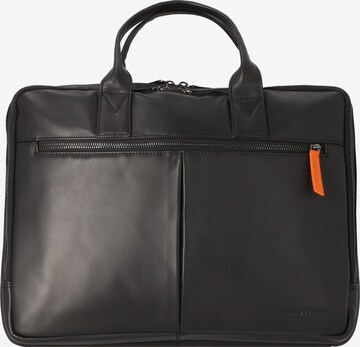 Davidoff Document Bag in Black: front