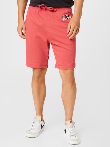 GAP Pants 'ARCH' in Red: front