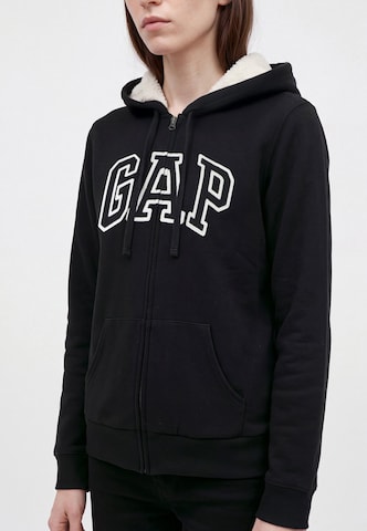 Gap Tall Sweat jacket 'HERITAGE' in Black: side