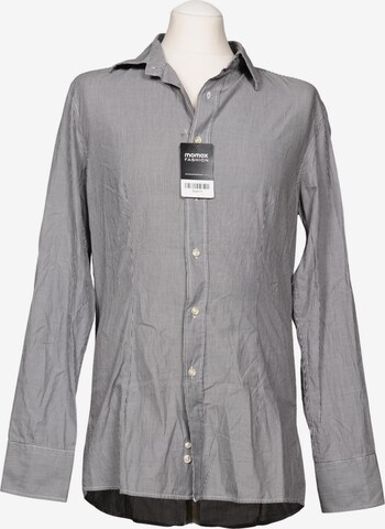 UNITED COLORS OF BENETTON Hemd M in Grau: Vorderseite