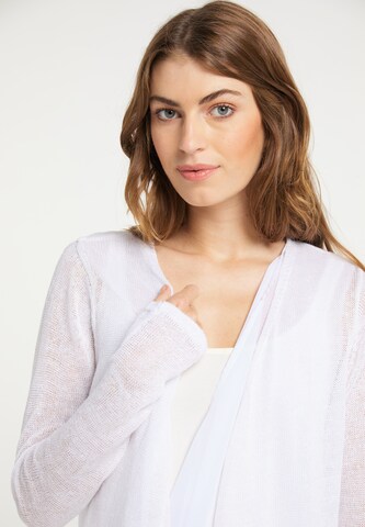 Usha Knit Cardigan in White