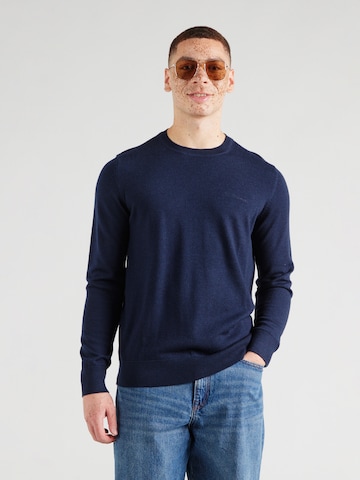 Pull-over Ben Sherman en bleu : devant