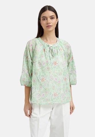 Milano Italy Blouse in Green: front