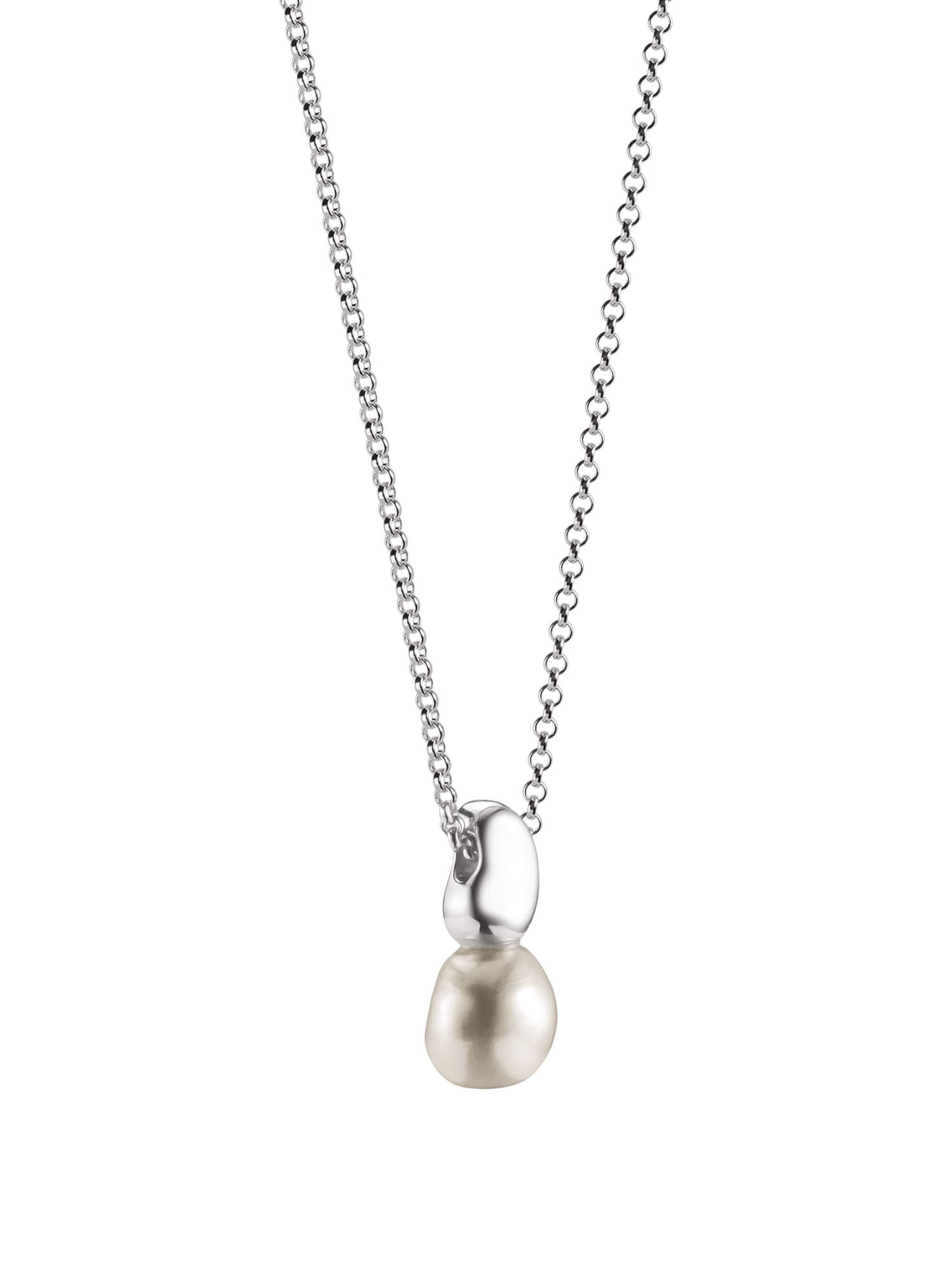 Thomas Sabo Kette Perle in Silber: Vorderseite