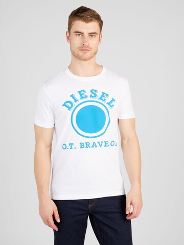 DIESEL - Camiseta 'DIEGOR' en blanco: frente