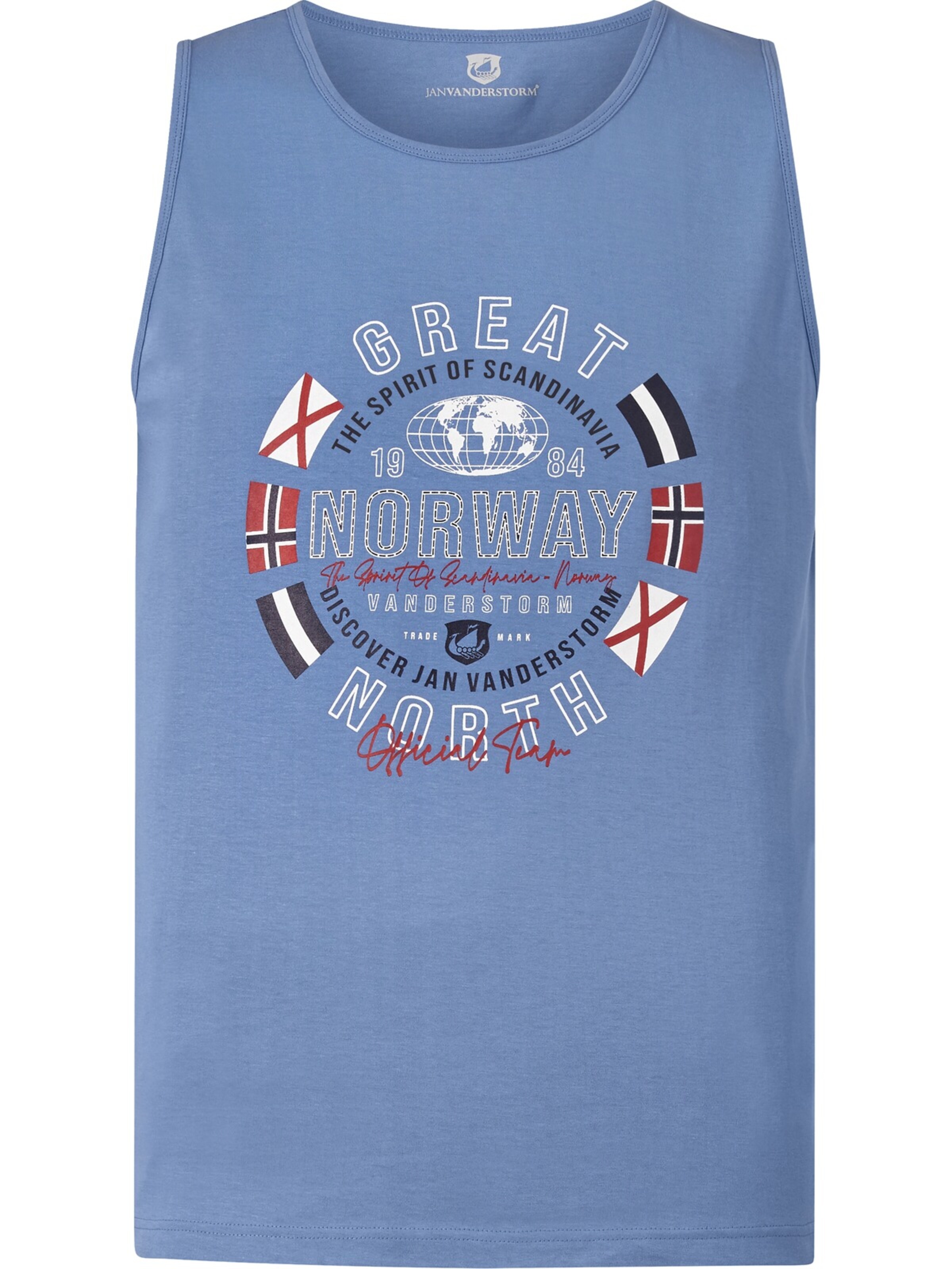 Jan Vanderstorm Shirt ' Tamppi ' in Blue: front