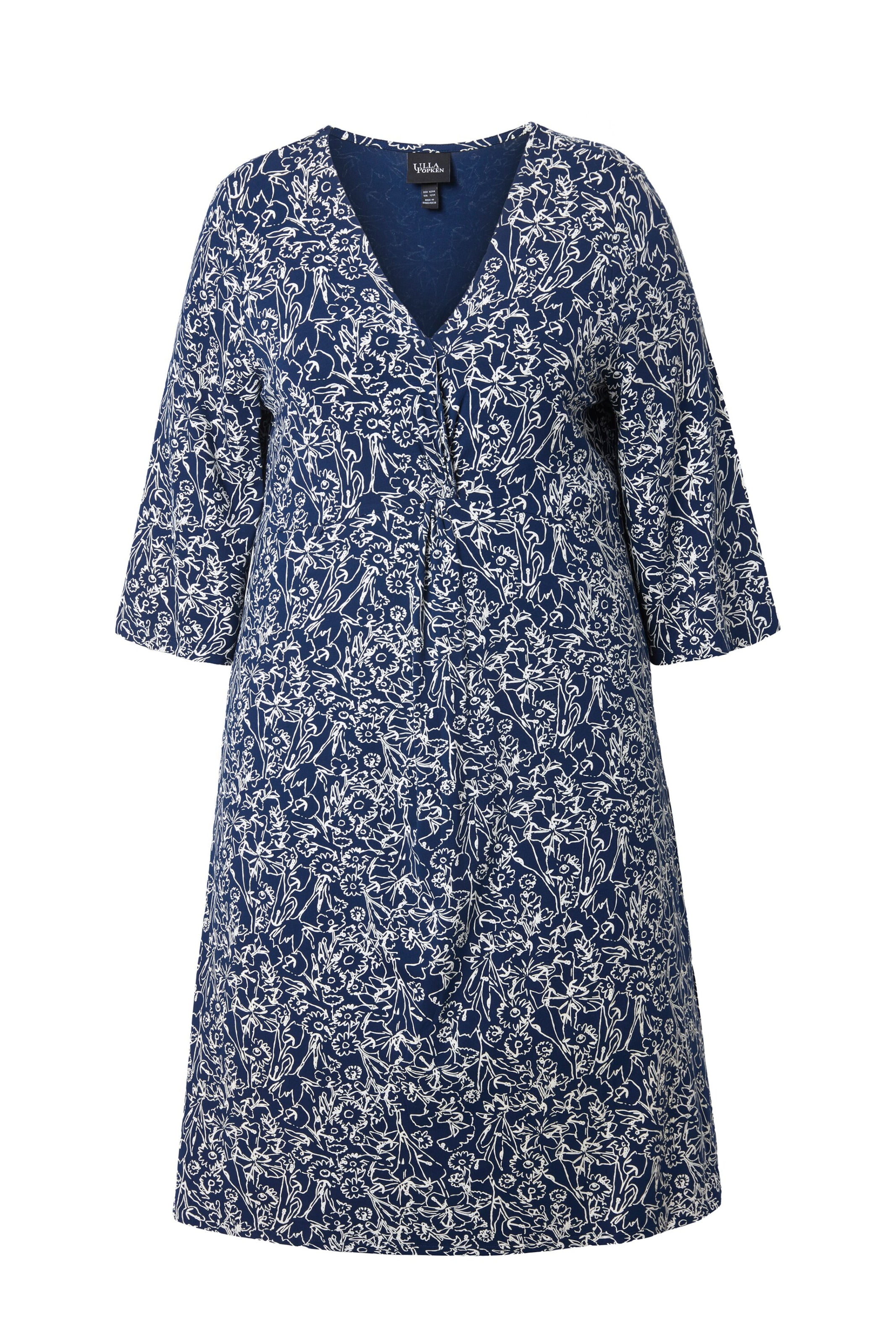 Ulla Popken Dress in Blue: front