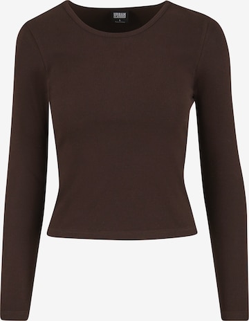 T-shirt Urban Classics en marron : devant