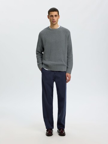 SELECTED - Loosefit Pantalón 'SLM220-Miles' en azul