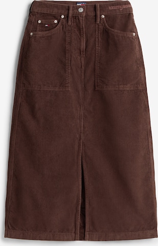 ruda Tommy Jeans Sijonas: priekis
