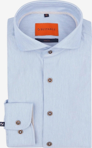 Suitable Hemd in Blau: Vorderseite