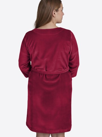Vivisence Bademantel lang '5011' in Rot