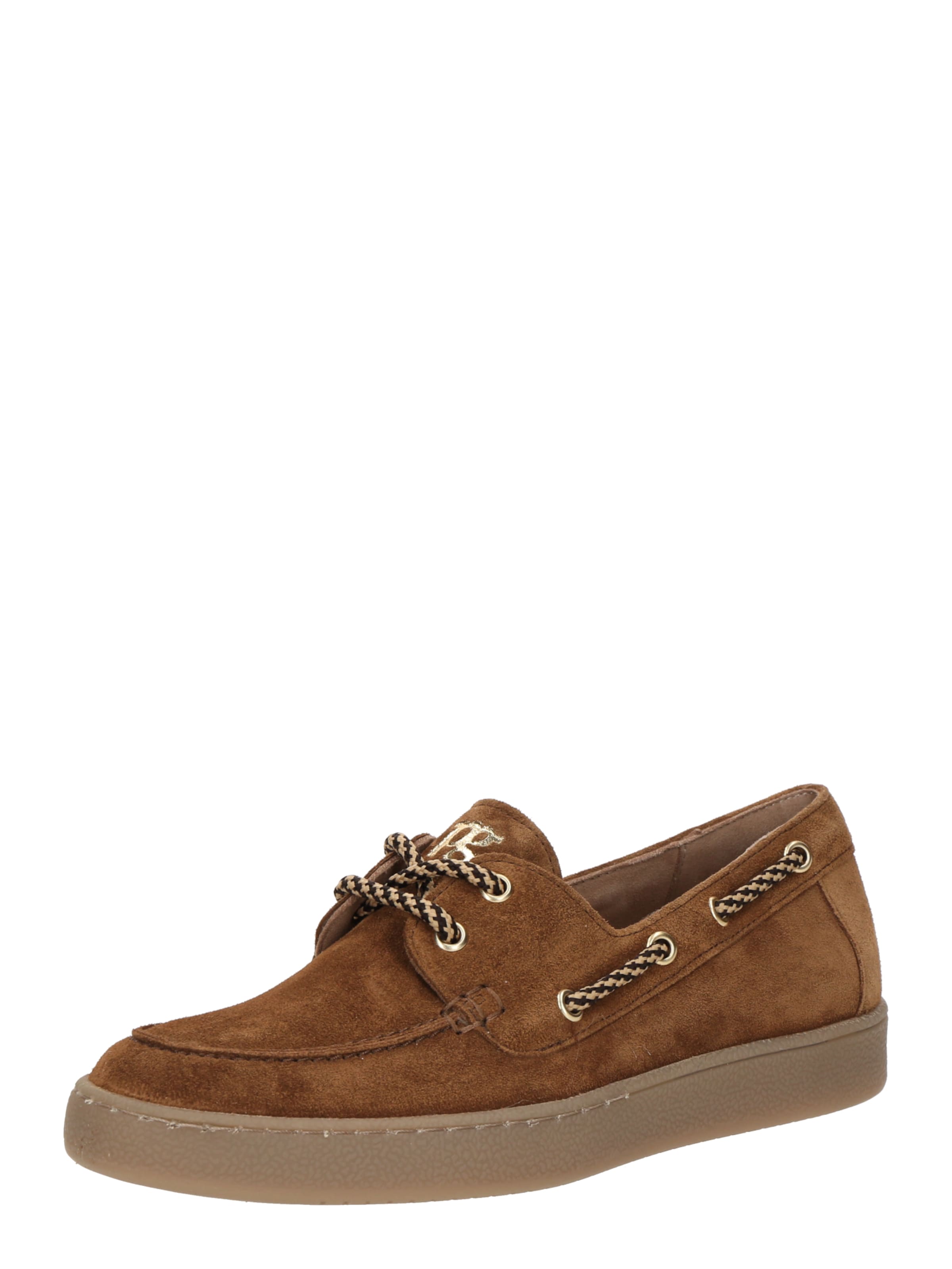 Paul Green Moccasins in Brown: front