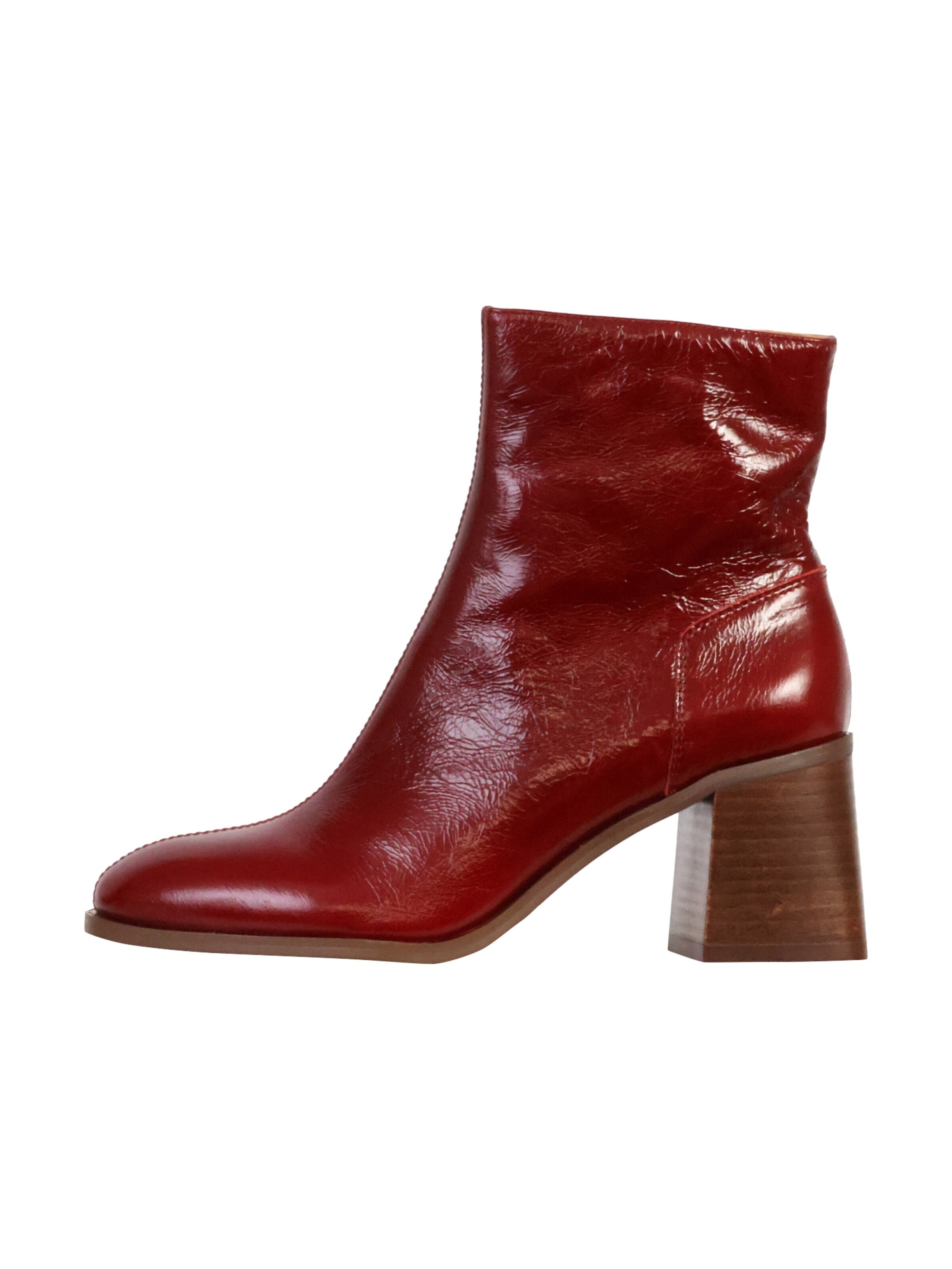Emilie Karston Ankle boots 'Lederstiefeletten „Victoria“' in Red: front