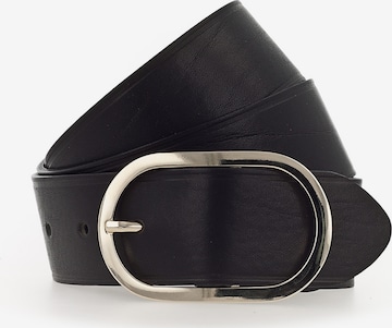 Cintura di b.belt Handmade in Germany in nero: frontale