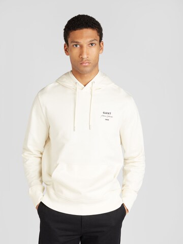 Sweat-shirt GANT en beige : devant