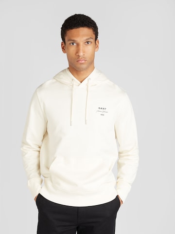 GANT Sweatshirt in Beige: voorkant