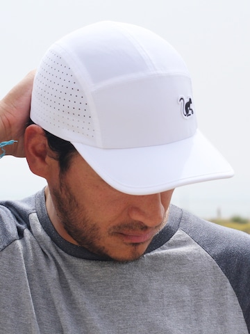 Surf Monkey - Gorra deportiva en blanco: frente