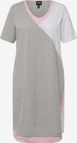 Chemise de nuit Ulla Popken en gris : devant