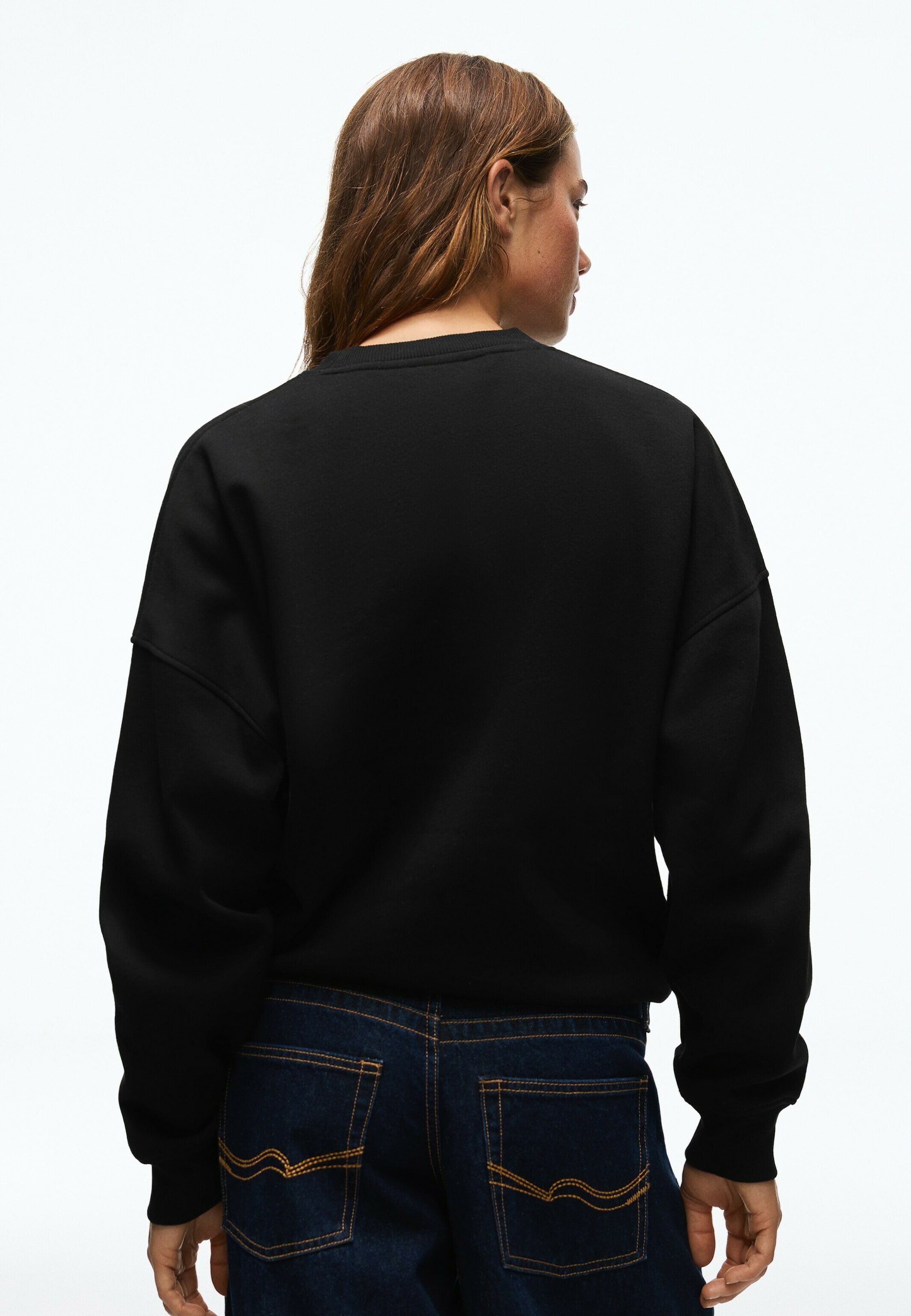 Bershka Tréning póló - fekete