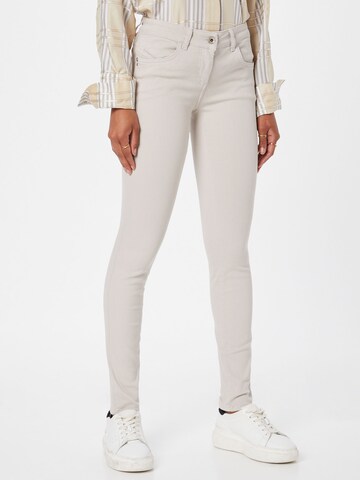 PATRIZIA PEPE Skinny Jeans in Grijs: voorkant