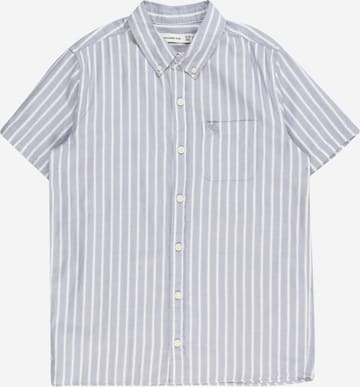 Coupe regular Chemise 'JAN' Abercrombie & Fitch en bleu : devant