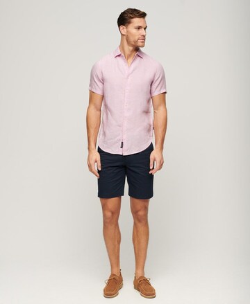 Superdry Comfort Fit Hemd in Pink