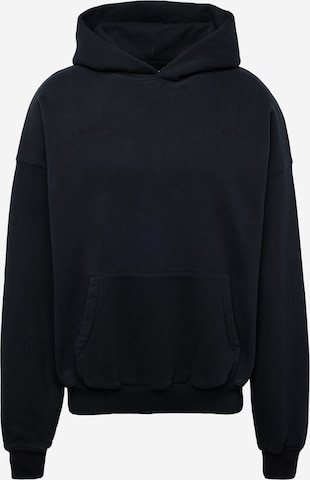 PreachSweater majica - crna boja: prednji dio