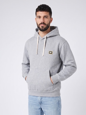 CAT Bluzka sportowa 'Unit Hoodie -- Men's Sweatshirt Light Heather Grey Men's' w kolorze szary