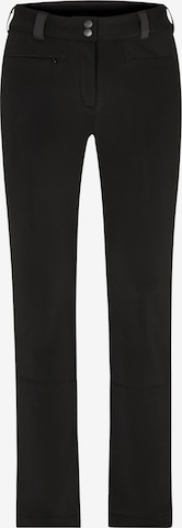 ZIENER Regular Workout Pants 'TIRZA' in Black: front