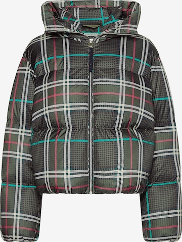 Winterjacke Karierte Wattierte Jacke Moderne Karl Kani Winterjacke