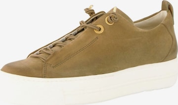 Sneaker bassa 'Mastercalf' di Paul Green in verde: frontale
