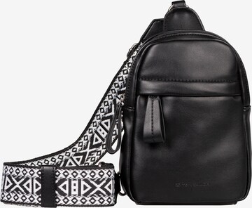 TOM TAILOR Backpack in Black