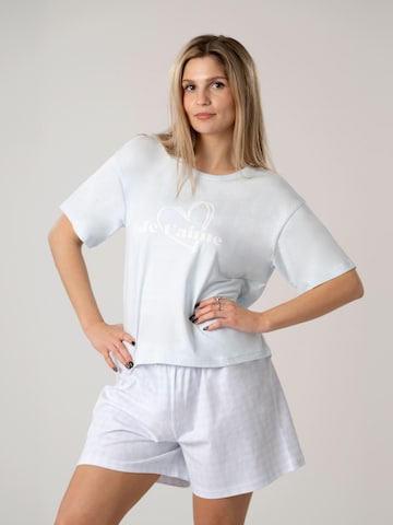 LEAFLETIC Shorty 'Leafletic Women’s Nightwear set'‌‌‌‌‌‌ in Blau